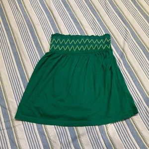 Strapless gap smocked flowy top